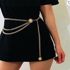 Gold layered chain belt coming soon!!!!